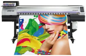 Mimaki JV300-160 wide format plotter for outdoor printing